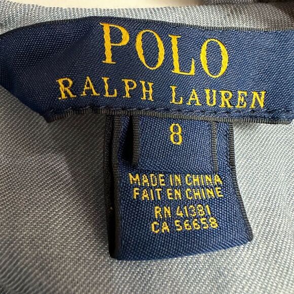 POLO Ralph Lauren Girls Gauze Top‎ Size 8 - Picture 11 of 11